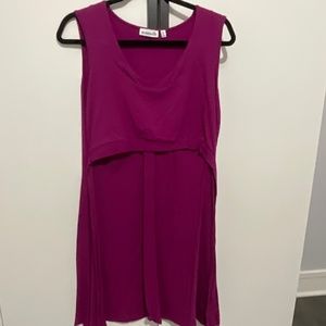 NWOT Fushia maternity/nursing dress